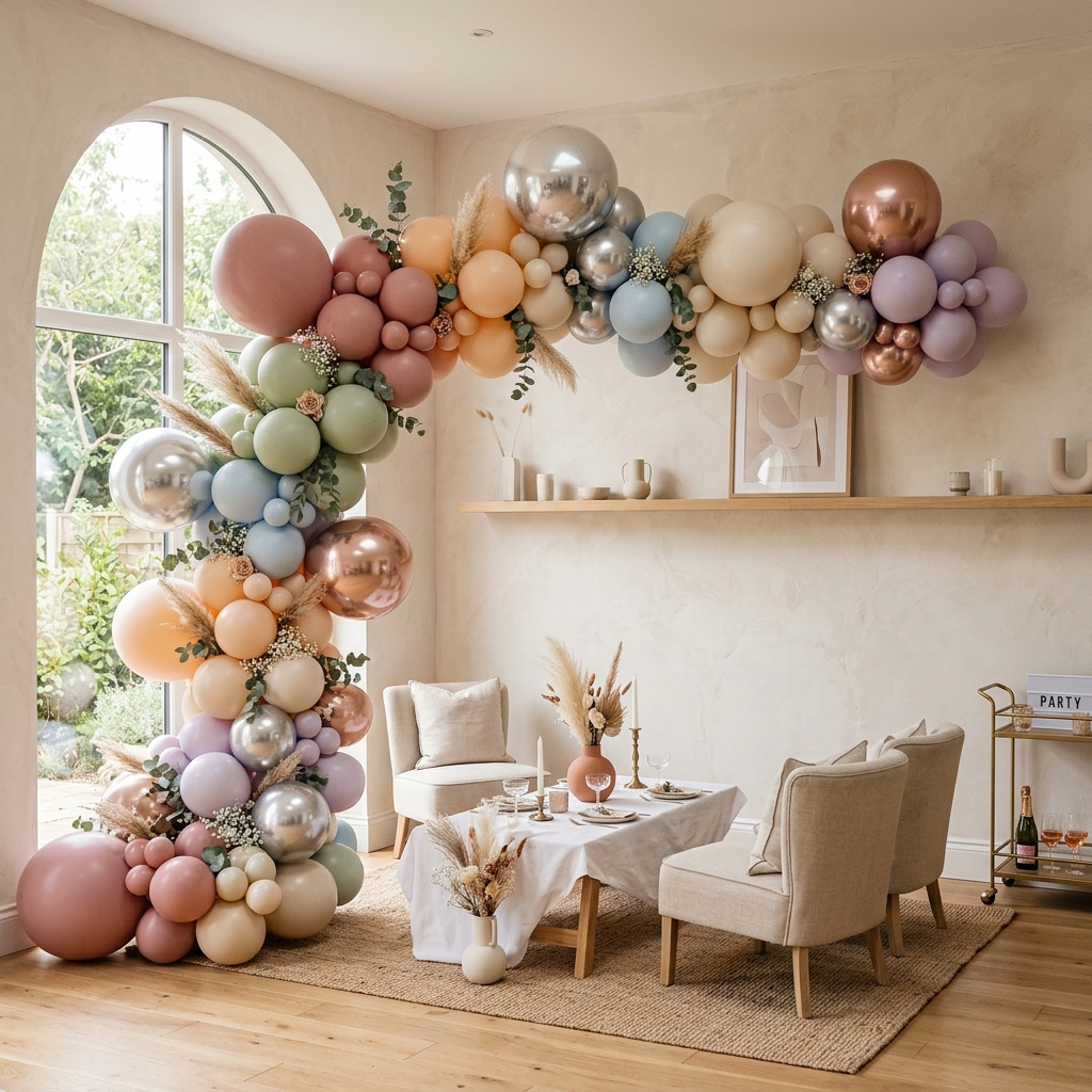 Chrome & Pastel Arches